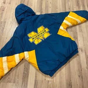 VTG Michigan Starter Jacket Size Large
